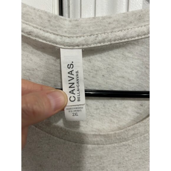 Bella+Canvas Wódka Soda Graphic Tee Unisex Sz 2XL White Red - Picture 5 of 9